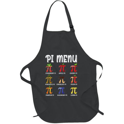 Piu Funny Pi 3.14 Math Teacher Pieu Mathematics Full-Length Apron With Pockets