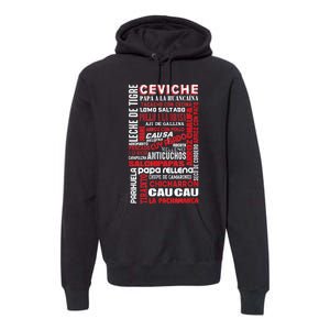 Peruvian Food Peru Foodie Chef Gastronomy Premium Hoodie