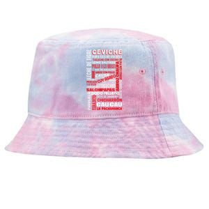 Peruvian Food Peru Foodie Chef Gastronomy Tie-Dyed Bucket Hat