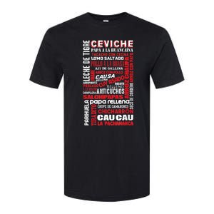 Peruvian Food Peru Foodie Chef Gastronomy Softstyle CVC T-Shirt