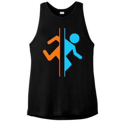 Portal Funny Ladies PosiCharge Tri-Blend Wicking Tank