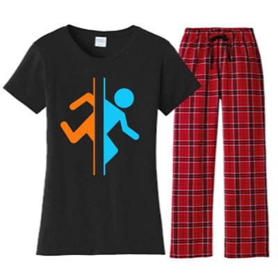 Portal Funny Women's Flannel Pajama Set