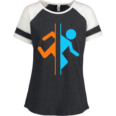 Portal Funny Enza Ladies Jersey Colorblock Tee