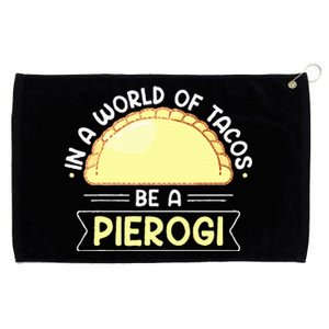 Polish Food Pierogi Grommeted Golf Towel