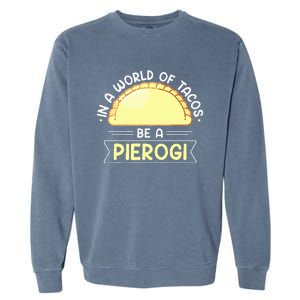 Polish Food Pierogi Garment-Dyed Sweatshirt