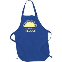 Polish Food Pierogi Full-Length Apron With Pockets