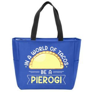 Polish Food Pierogi Zip Tote Bag