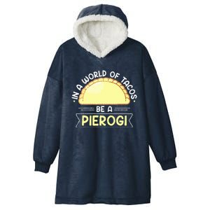 Polish Food Pierogi Hooded Wearable Blanket