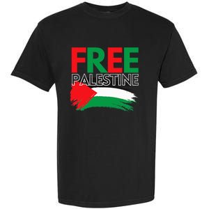 Palestine Free Palestine In Arabic Free Gaza Palestine Flag Garment-Dyed Heavyweight T-Shirt