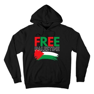 Palestine Free Palestine In Arabic Free Gaza Palestine Flag Hoodie