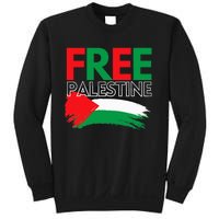 Palestine Free Palestine In Arabic Free Gaza Palestine Flag Sweatshirt