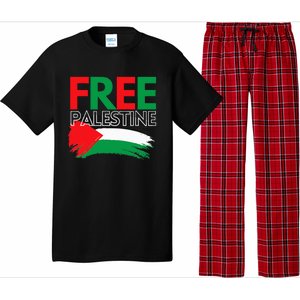 Palestine Free Palestine In Arabic Free Gaza Palestine Flag Pajama Set