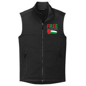 Palestine Free Palestine In Arabic Free Gaza Palestine Flag Collective Smooth Fleece Vest