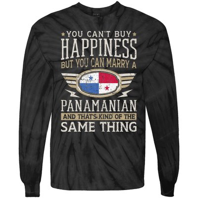 Panama Flag Proud Panamanians Tie-Dye Long Sleeve Shirt