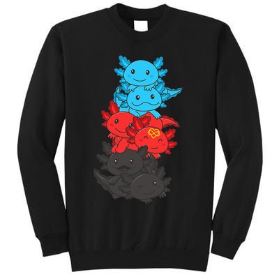 Polyamory Flag Pride LGBTQ Axolotl Sweatshirt