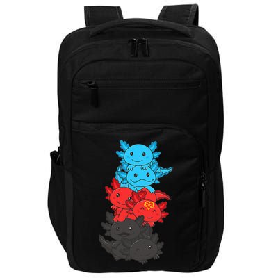Polyamory Flag Pride LGBTQ Axolotl Impact Tech Backpack