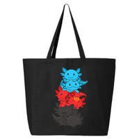 Polyamory Flag Pride LGBTQ Axolotl 25L Jumbo Tote