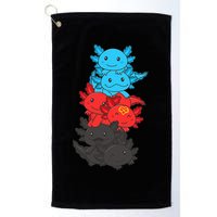 Polyamory Flag Pride LGBTQ Axolotl Golf Towel