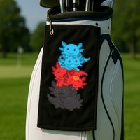 Polyamory Flag Pride LGBTQ Axolotl Golf Towel