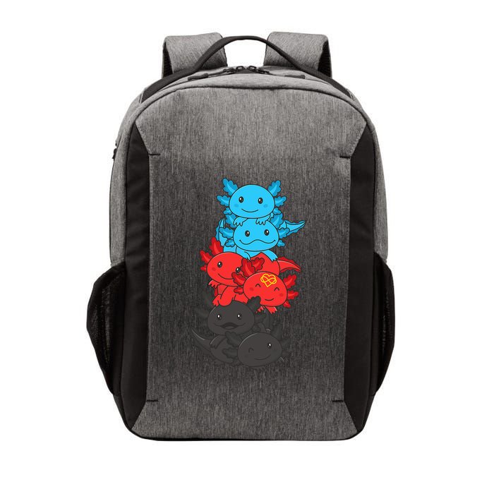 Polyamory Flag Pride LGBTQ Axolotl Vector Backpack