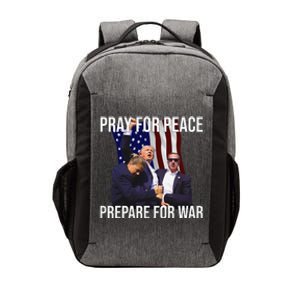 Pray For Peace Prepare For War Protrump Vector Backpack