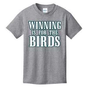 Philly Football Philadelphia Winning Is For The Birds Kids T-Shirt