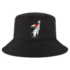 Palestine Free Palestine In Arabic Free Gaza Palestine Cool Comfort Performance Bucket Hat