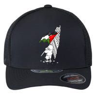 Palestine Free Palestine In Arabic Free Gaza Palestine Flexfit Unipanel Trucker Cap