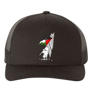 Palestine Free Palestine In Arabic Free Gaza Palestine Yupoong Adult 5-Panel Trucker Hat