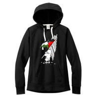 Palestine Free Palestine In Arabic Free Gaza Palestine Women's Fleece Hoodie