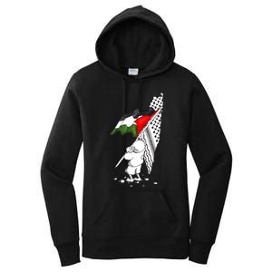 Palestine Free Palestine In Arabic Free Gaza Palestine Women's Pullover Hoodie