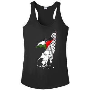 Palestine Free Palestine In Arabic Free Gaza Palestine Ladies PosiCharge Competitor Racerback Tank