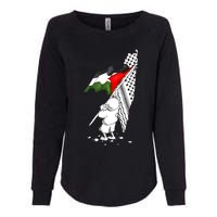 Palestine Free Palestine In Arabic Free Gaza Palestine Womens California Wash Sweatshirt