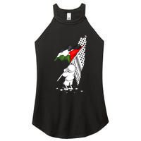 Palestine Free Palestine In Arabic Free Gaza Palestine Women's Perfect Tri Rocker Tank