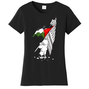 Palestine Free Palestine In Arabic Free Gaza Palestine Women's T-Shirt