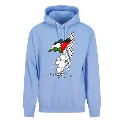 Palestine Free Palestine In Arabic Free Gaza Palestine Unisex Surf Hoodie