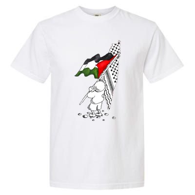 Palestine Free Palestine In Arabic Free Gaza Palestine Garment-Dyed Heavyweight T-Shirt