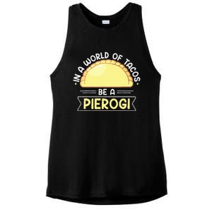 Polish Food Pierogi Design For A Polish Pierogi Lovers Ladies PosiCharge Tri-Blend Wicking Tank