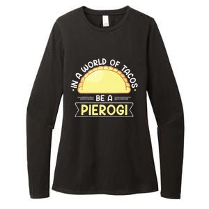 Polish Food Pierogi Design For A Polish Pierogi Lovers Womens CVC Long Sleeve Shirt