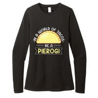 Polish Food Pierogi Design For A Polish Pierogi Lovers Womens CVC Long Sleeve Shirt