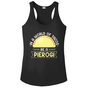 Polish Food Pierogi Design For A Polish Pierogi Lovers Ladies PosiCharge Competitor Racerback Tank