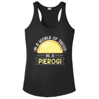 Polish Food Pierogi Design For A Polish Pierogi Lovers Ladies PosiCharge Competitor Racerback Tank