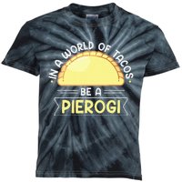 Polish Food Pierogi Design For A Polish Pierogi Lovers Kids Tie-Dye T-Shirt