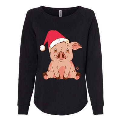 Pig Farmer Piggy Christmas Xmas Funny Gift Womens California Wash Sweatshirt