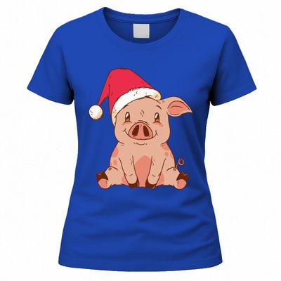 Pig Farmer Piggy Christmas Xmas Funny Gift Women's T-Shirt