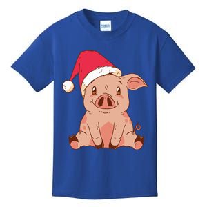 Pig Farmer Piggy Christmas Xmas Funny Gift Kids T-Shirt