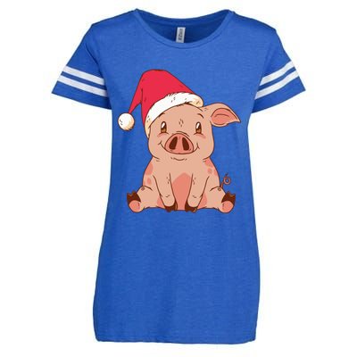 Pig Farmer Piggy Christmas Xmas Funny Gift Enza Ladies Jersey Football T-Shirt