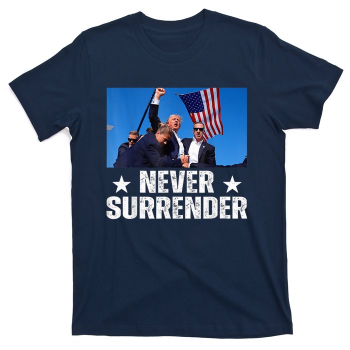 Pray For President Trump Never Surrender God Bless Trump T-Shirt