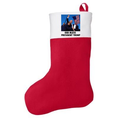 Pray For President Trump Never Surrender God Bless Trump Felt Holiday Christmas Stocking