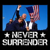 Pray For President Trump Never Surrender God Bless Trump Backpack